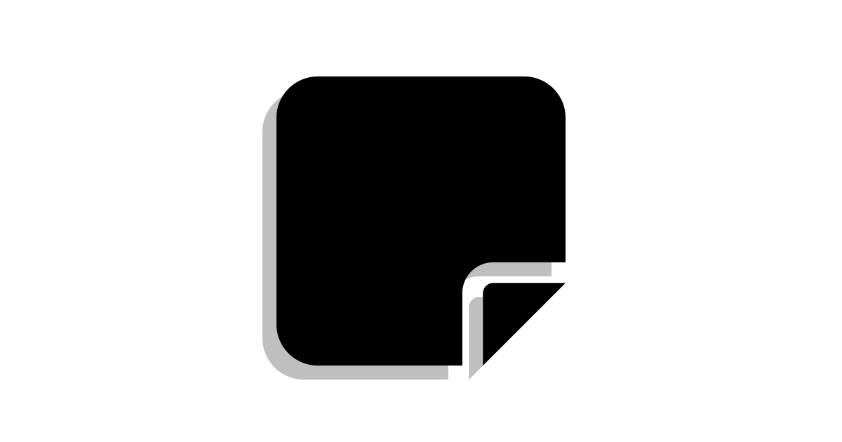 Sticky note icon